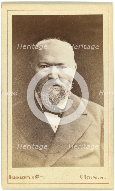 Portrait of the Dramatist Alexander N. Ostrovsky (1823-1886).