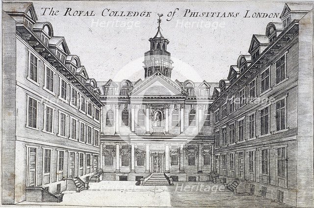 College of Physicians, London, c1710 Artist: Anon