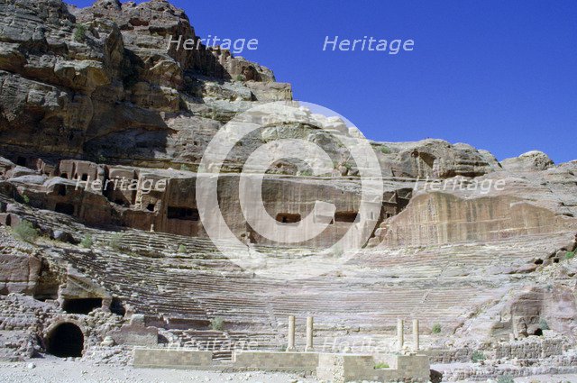 Roman theatre, Petra, Jordan. 