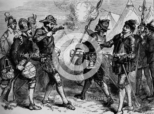 'An Incident in the Siege of Leith', 1548-1560, (c1880). Artist: Unknown.