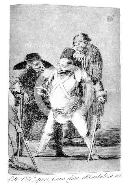 'Is this your Excellency?, 1799. Artist: Francisco Goya