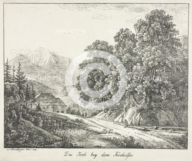 The Path by the Kochelsee, 1809. Creator: Simon Warnberger (German, 1769-1847).