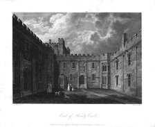 'Court of Hornby Castle', c1820. Creator: Thomas Milton.