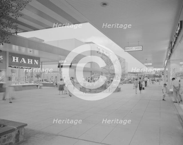 Prince George Plaza, Hyattsville, Maryland, 1959. Creators: Gottscho-Schleisner, Inc, Lathrop Douglass.