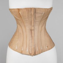 Corset, American, 1861-63. Creator: Worcester Skirt Company.
