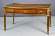 Writing Table with Mechanical Fittings..., partly c. 1779, partly 19th century. Creator: David Roentgen.