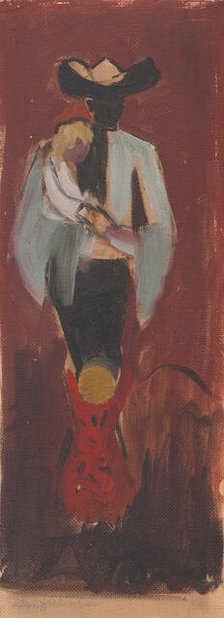 Figural Study, 1935. Creator: Arnold Peter Weisz-Kubincan.