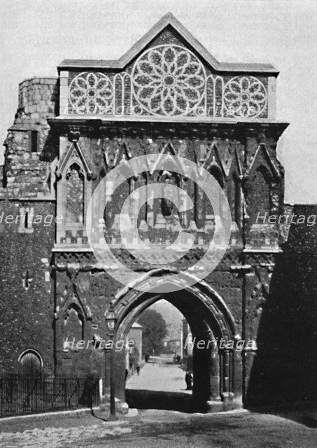 'The Ethelbert Gate, Norwich', 1892, (1903). Artist: Unknown.