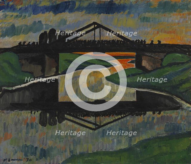 Dance on the Bridge, 1930. Creator: Vilho Lampi.