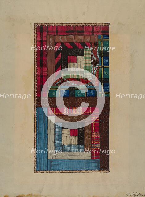 Quilt, c. 1936. Creator: Grace Halpin.