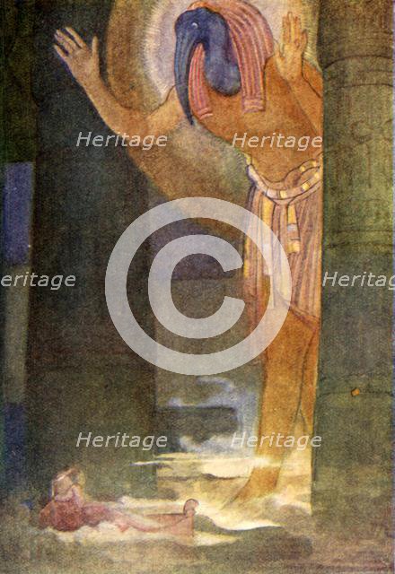 'Thoth and the Chief Magician', 1915. Creator: Evelyn Paul.