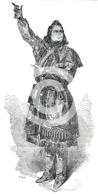 Kah-Ge-Ga-Gah-Bowh, the Ojibbeway Chief...Drury-Lane Theatre, 1850. Creator: Unknown.