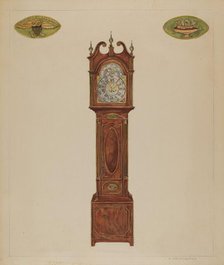 Grandfather Clock, c. 1936. Creator: A. Zaidenberg.