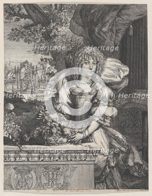 Portrait of Mary Stuart,.n.d., n.d.. Creator: Romeyn de Hooghe.