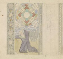 Design for the Tweede Bossche Wand: vision of John of Patmos, c. 1869-c. 1925. Creator: Antoon Derkinderen.