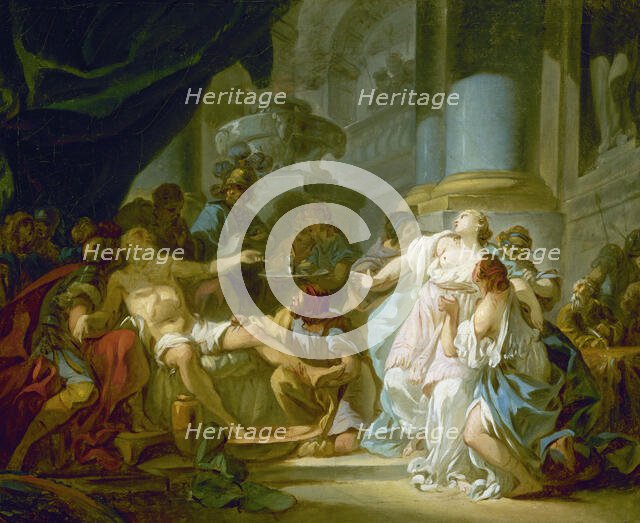 La Mort de Sénèque, 1773. Creator: Jacques-Louis David.