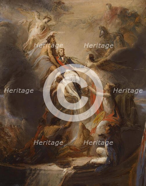 The Apotheosis of Nelson, c1818. Creator: Pierre Nicolas Legrand.