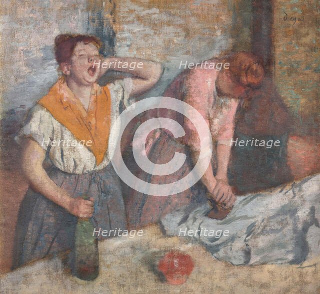 Repasseuses (The Ironers), ca 1884-1886. Creator: Degas, Edgar (1834-1917).