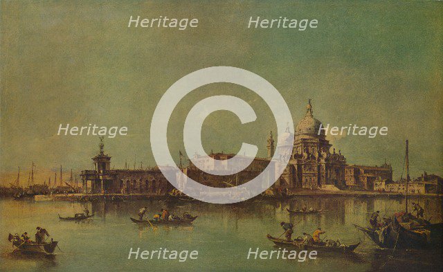 'The Dogana and Salute, Venice', c1775, (1938). Artist: Francesco Guardi.