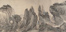 Landscape after Dong Yuan, Juran, Ma Yuan, and Xia Gui, dated yiwei ??, 1655?. Creator: Li Zai.