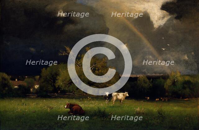 The Rainbow, about 1878-1879. Creator: George Inness.
