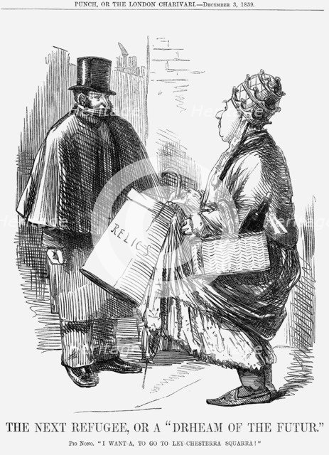 'The Next Refugee, or a Drheam of the Futur', 1859. Artist: Unknown