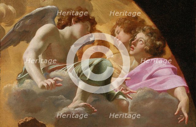 Model for Altarpiece in St. Peter's (image 1 of 2), 1625. Creator: Simon Vouet.