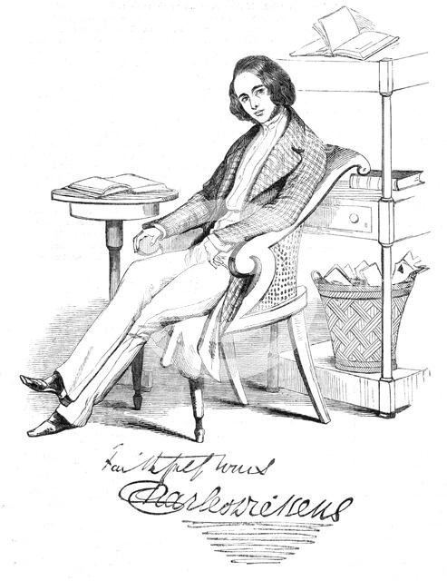Charles Dickens, 1844. Creator: Unknown.