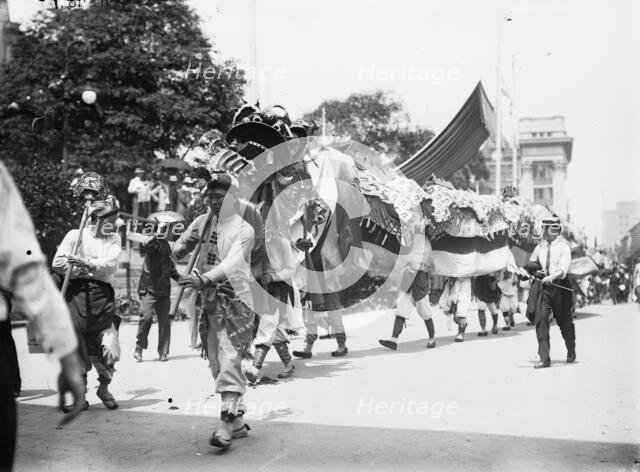 China in N.Y. 4th of July Parade, between c1910 and c1915. Creator: Bain News Service.