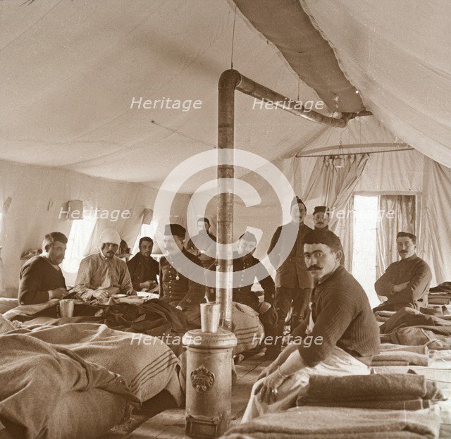 Hospital, Suippes, Somme, northern France, c1914-c1918. Artist: Unknown.