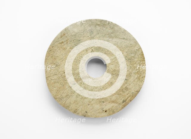 Disk (bi ?), Late Neolithic period, ca. 3300-2250 BCE. Creator: Unknown.