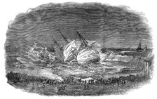 Wreck of the Troop-ship "Charlotte" - Attempt of the Life-Boat, 1854. Creator: Unknown.