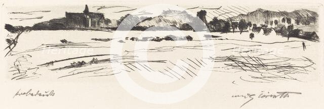 Dünenlandschaft (Landscape with Dunes), 1917. Creator: Lovis Corinth.