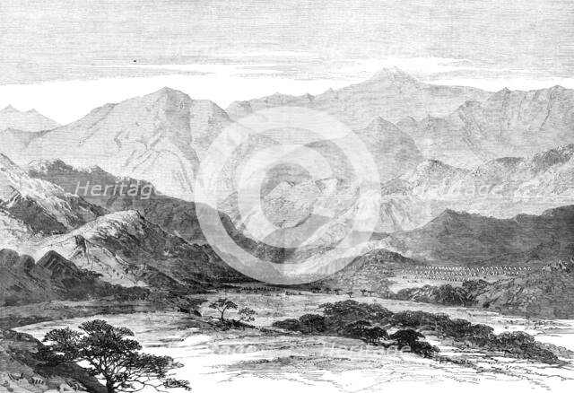 The Abyssinian Expedition: Koomailee, at the mouth of the pass leading to Senafe, 1868. Creator: Unknown.