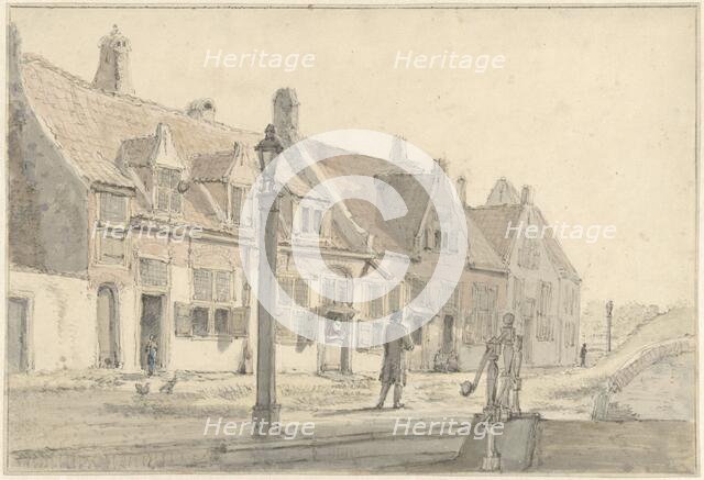 At the Koepoort in Delft, 1819. Creator: Johannes Jelgerhuis.