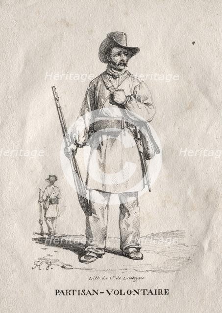 Voluntary Partisan, 1822. Creator: Horace Vernet (French, 1789-1863).
