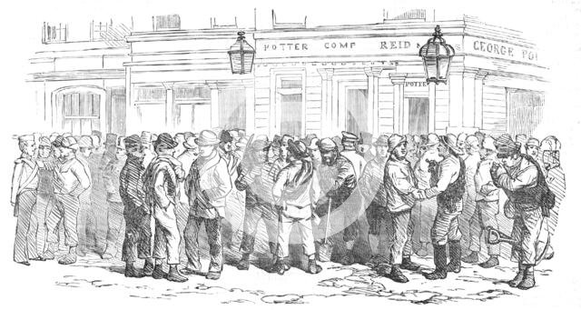 Messrs. Peto, Brassey, and Betts' Office, Waterloo-Road, 1854. Creator: Unknown.