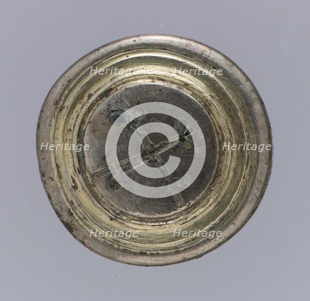 Disk terminal, Late Roman, late 4th-early 5th century. Creator: Unknown.