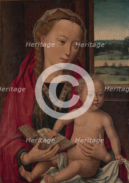 Virgin and Child, ca. 1490-94. Creator: Workshop of Hans Memling (Netherlandish, Seligenstadt, active by 1465-died 1494 Bruges).