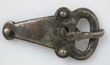 Silver Shoe Buckle, Frankish, late 600's. Creator: Unknown.