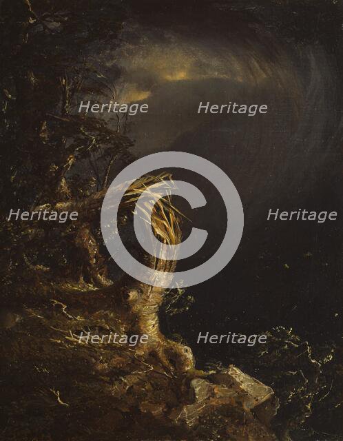 Blasted Tree, 1850. Creator: Jasper Francis Cropsey.