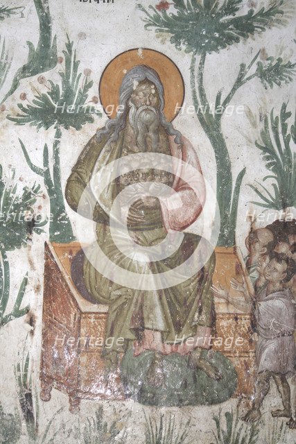 The Bosom of Abraham, 1321-1322. Artist: Anonymous  