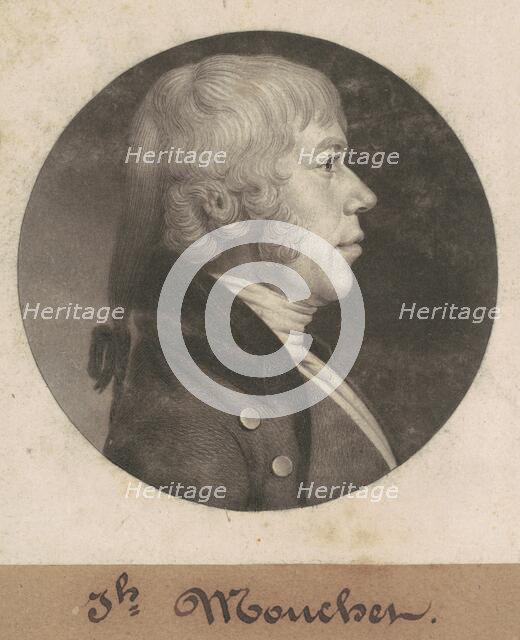 Joseph Mouchet, 1802. Creator: Charles Balthazar Julien Févret de Saint-Mémin.