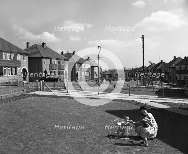 Urban regeneration, Cresswell Estate, Swinton, South Yorkshire, 1963. Artist: Michael Walters