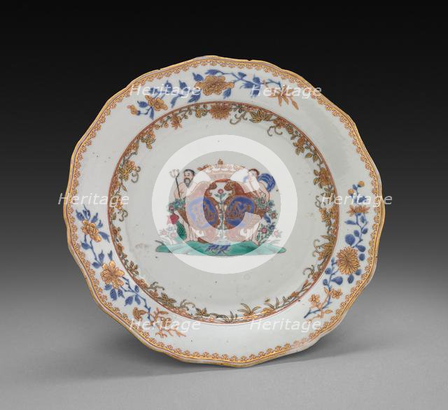 Dinner Plate, 1760-1770. Creator: Unknown.