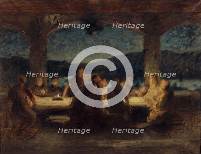 La Cène, c.1898. Creator: Jean Alexandre Joseph Falguiere.