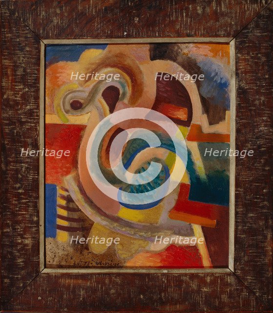 Abstract Composition No 8, 1913. Artist: Baranov-Rossiné, Vladimir Davidovich (1888-1942)