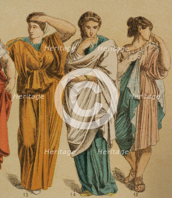 Roman Age Costume, 1881.  Creator: Unknown.