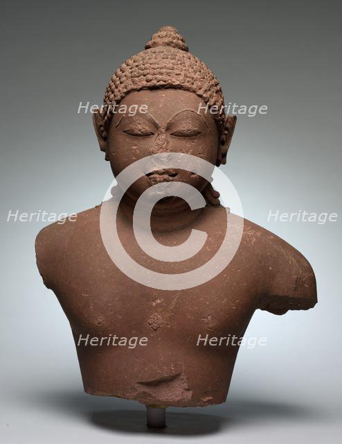 Bust of Tirthankara Rsabhanatha, 800s-900s. Creator: Unknown.