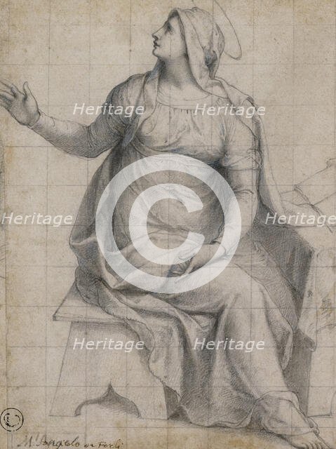 Virgin of the Annunciation, c1559. Creator: Livio Agresti da Forlì.